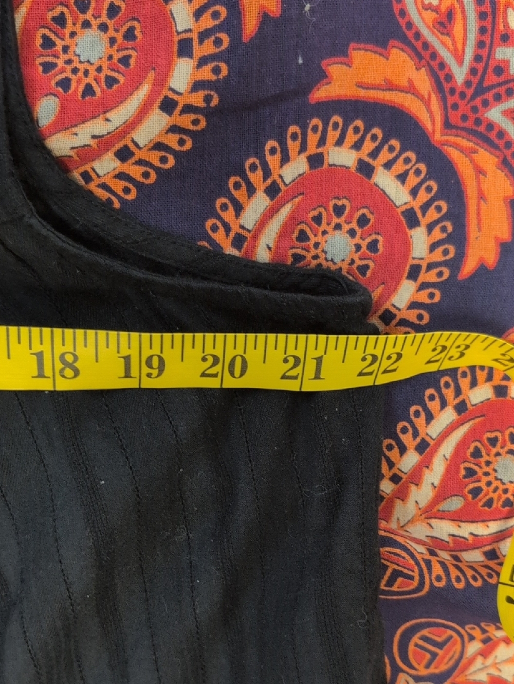 World Market Sleeveless Black Cotton Dress. - Picture 4 of 7